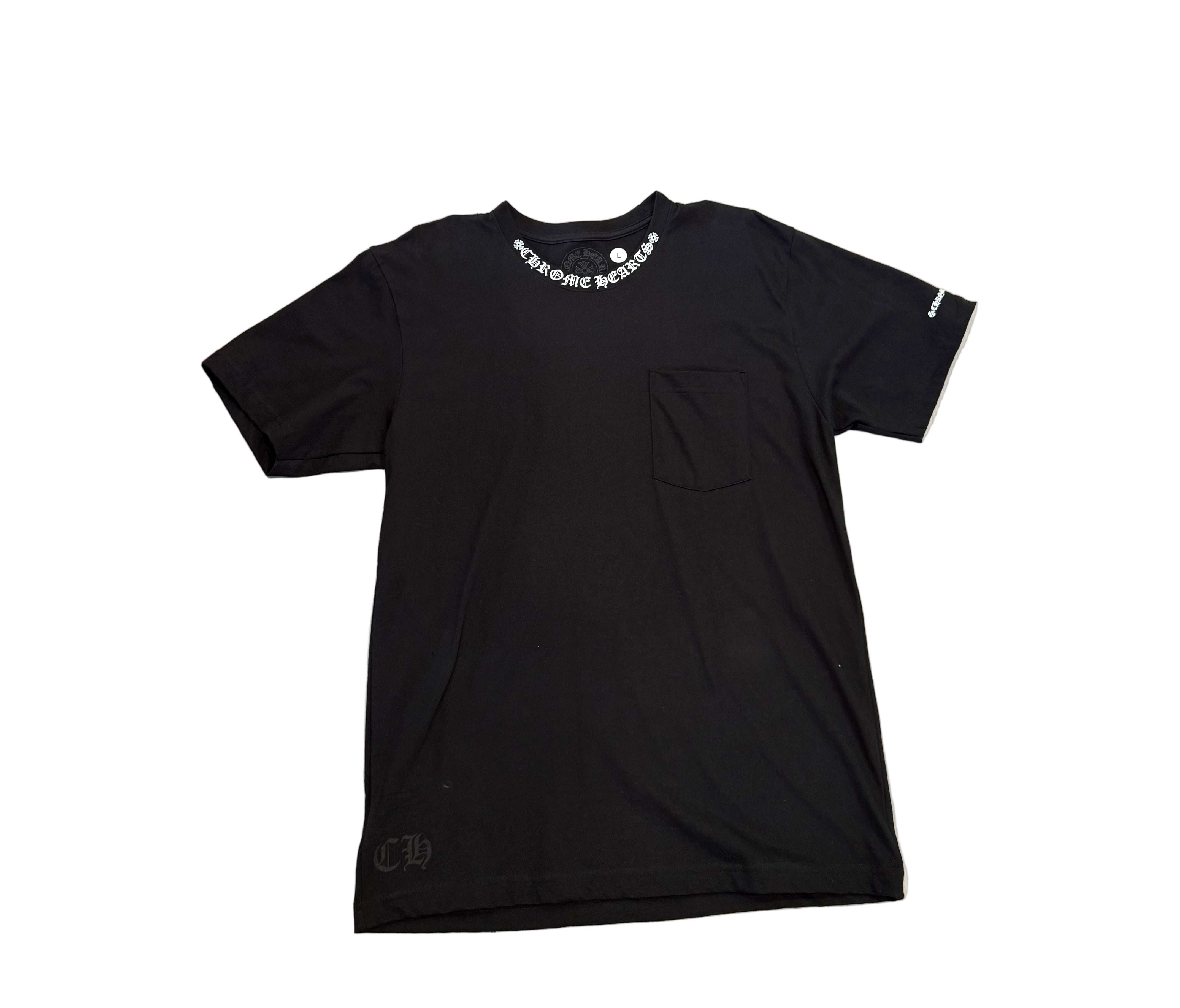 CHROME HEARTS CH T-SHIRT ネックロゴ半袖Tシャツ Chrome Hearts Neck Logo T-Shirt – Gallery 746