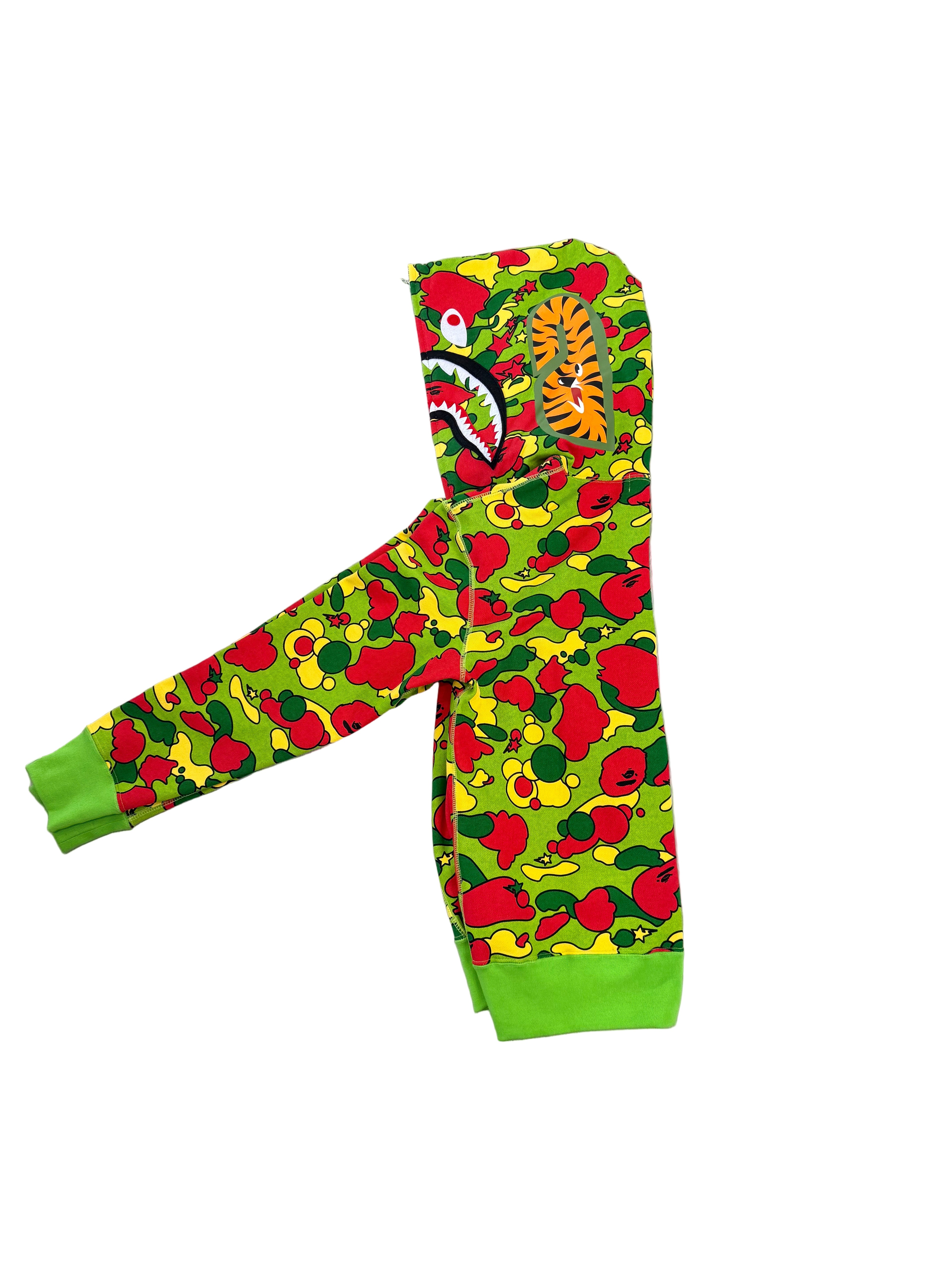 Bape Camo Multi Color Full Zip Hoodie