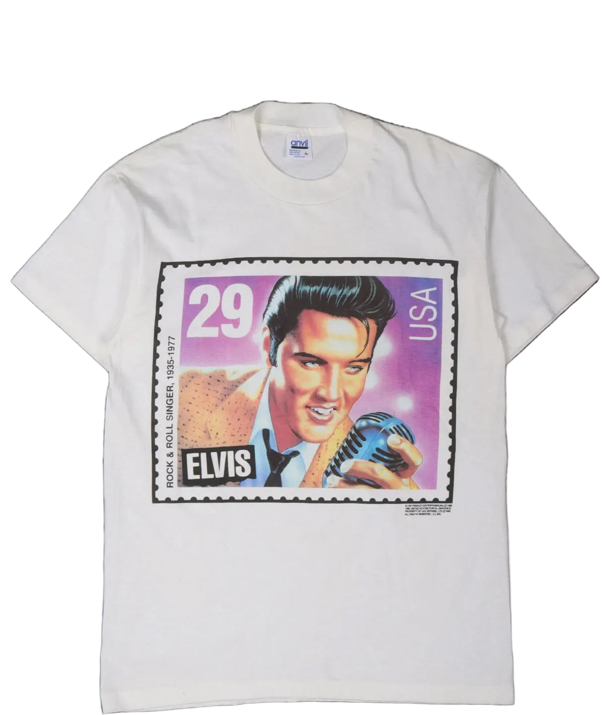 Vintage Elvis Presley Postcard T-Shirt