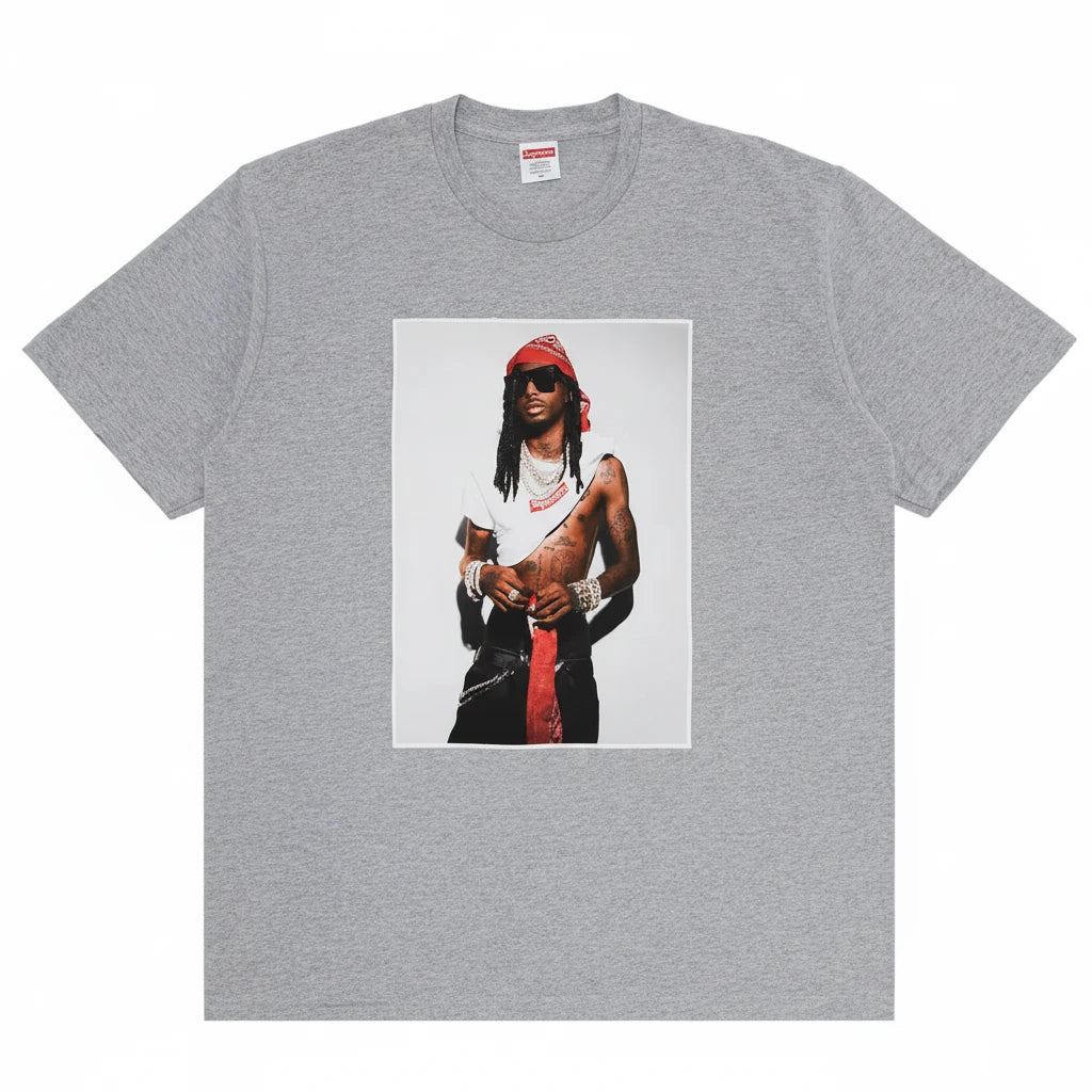 Supreme x Playboi Carti T-Shirt Grey