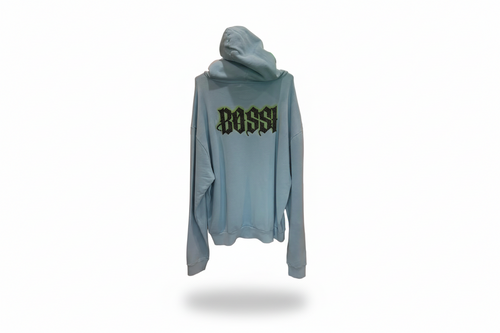 Bossi Rhinestone Hoodie Blue