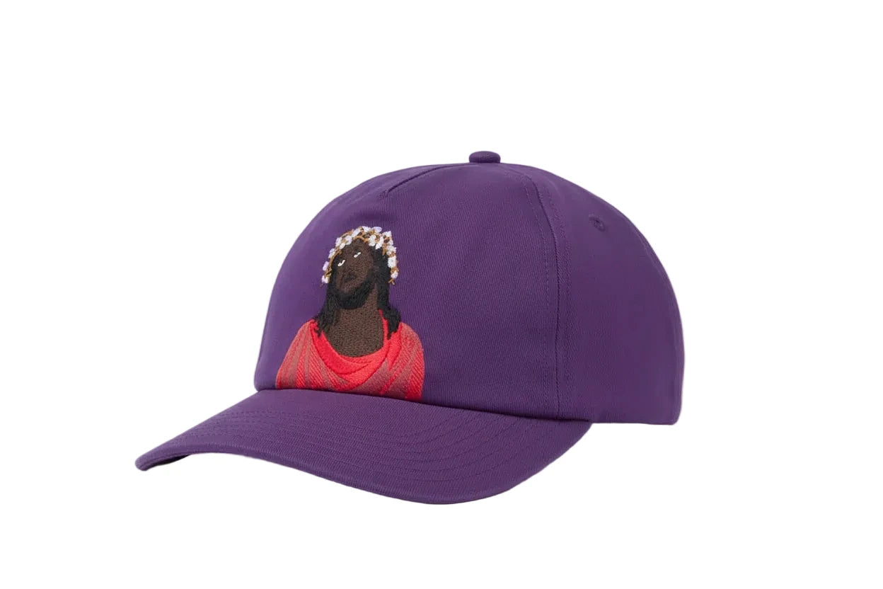 Denim Tears Black Jesus Cap Purple