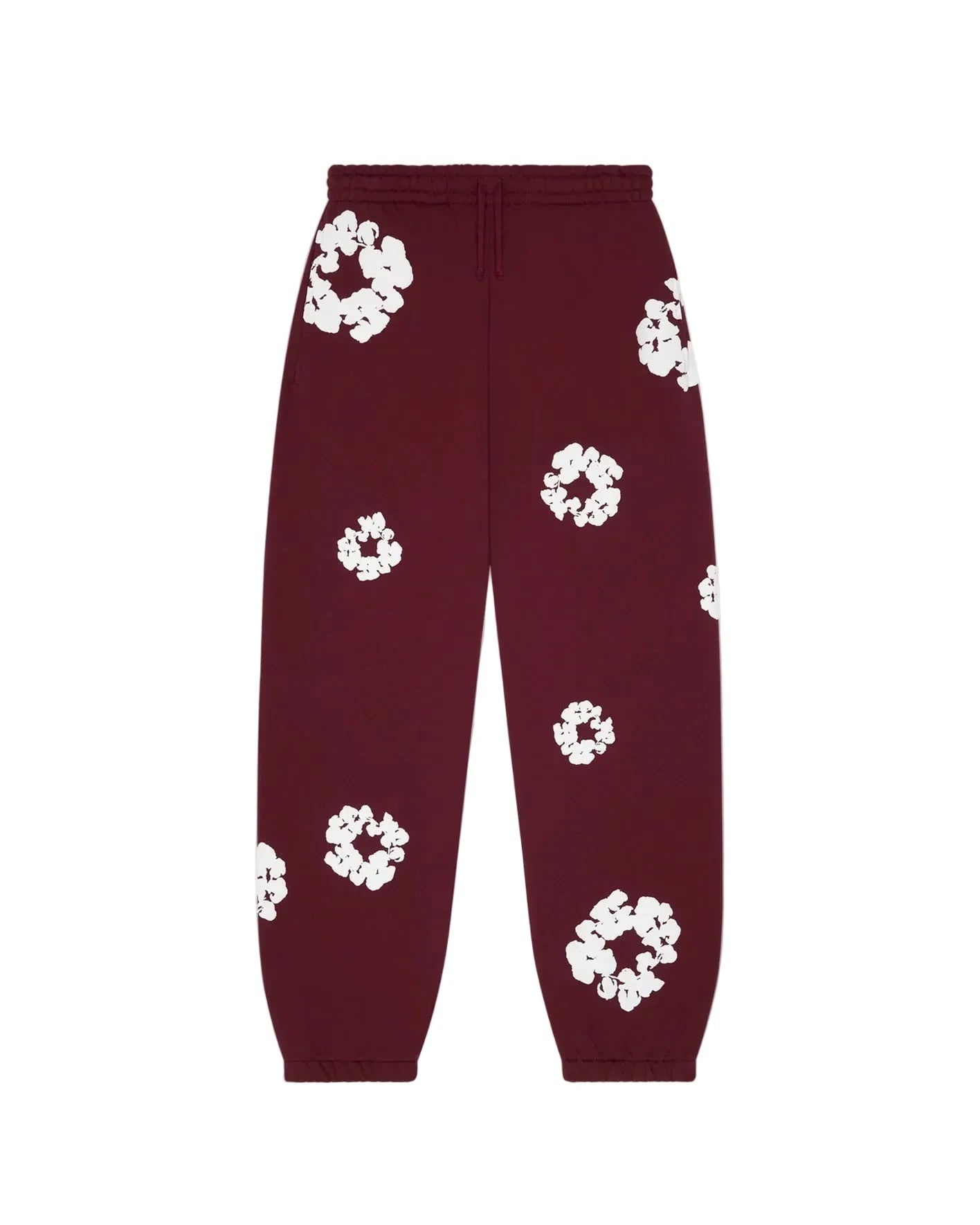 Denim Tears Cotton Wreath Sweatpants Burgundy