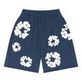 Denim Tears Cotton Wreath Sweatshorts Navy