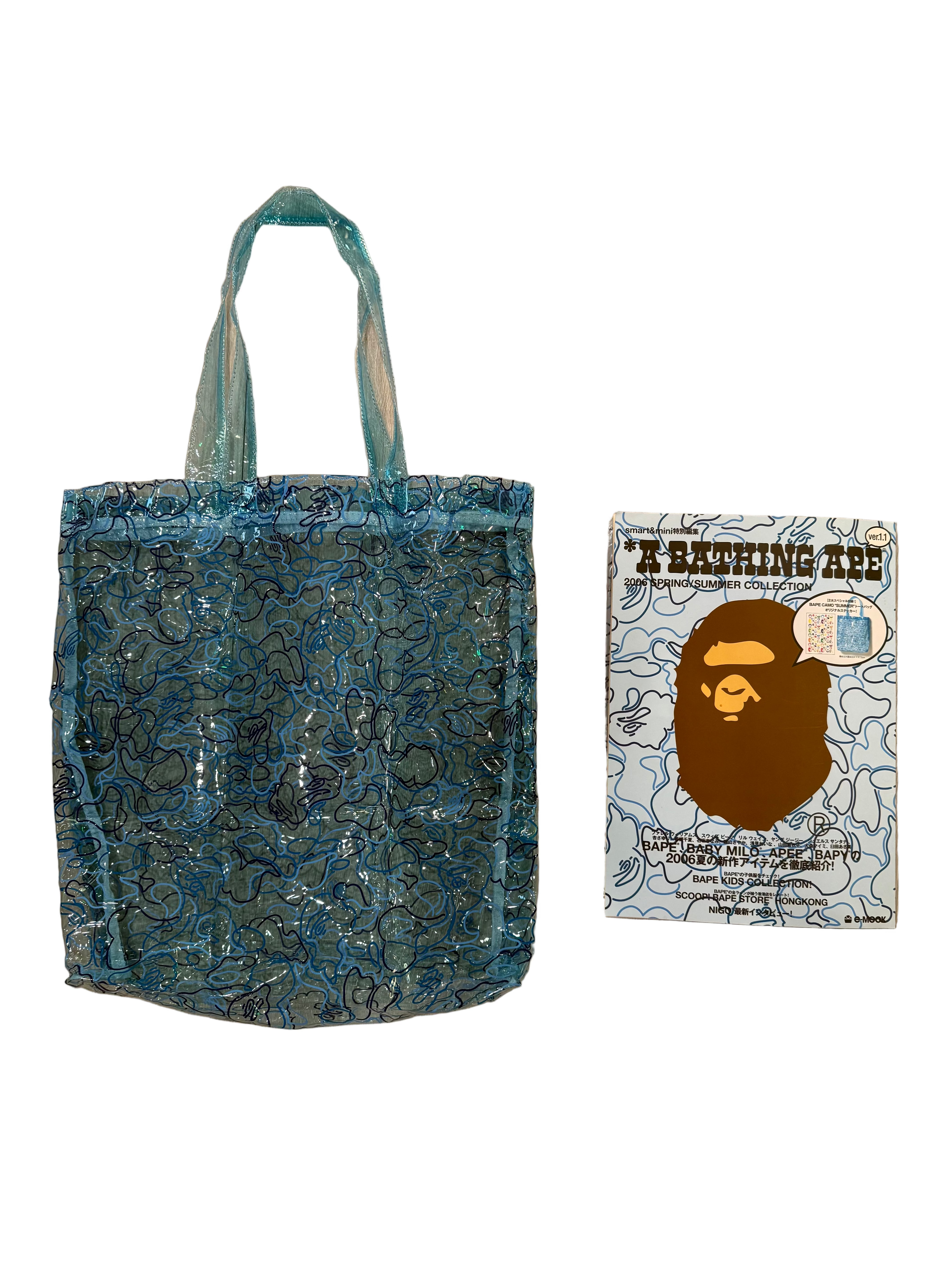 2006 BAPE MAGAZINE WITH TRANSLUCENT TOTE